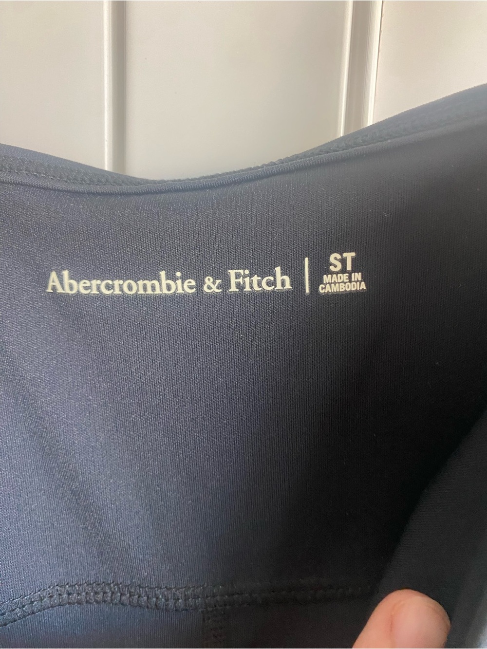 NWT Abercrombie YPB Black Sweetheart Active Dress Built-In Shorts Small Tall - Picture 6 of 13
